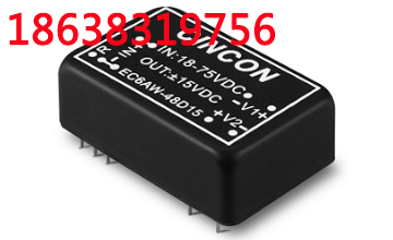 【EC6AW】8瓦4:1输入范围DIP-24铁路DC-DC电源模块|幸康CINCON